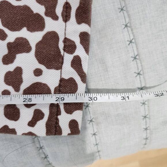 Minga London Brown And White Cow Print Pants - Picture 6 of 7